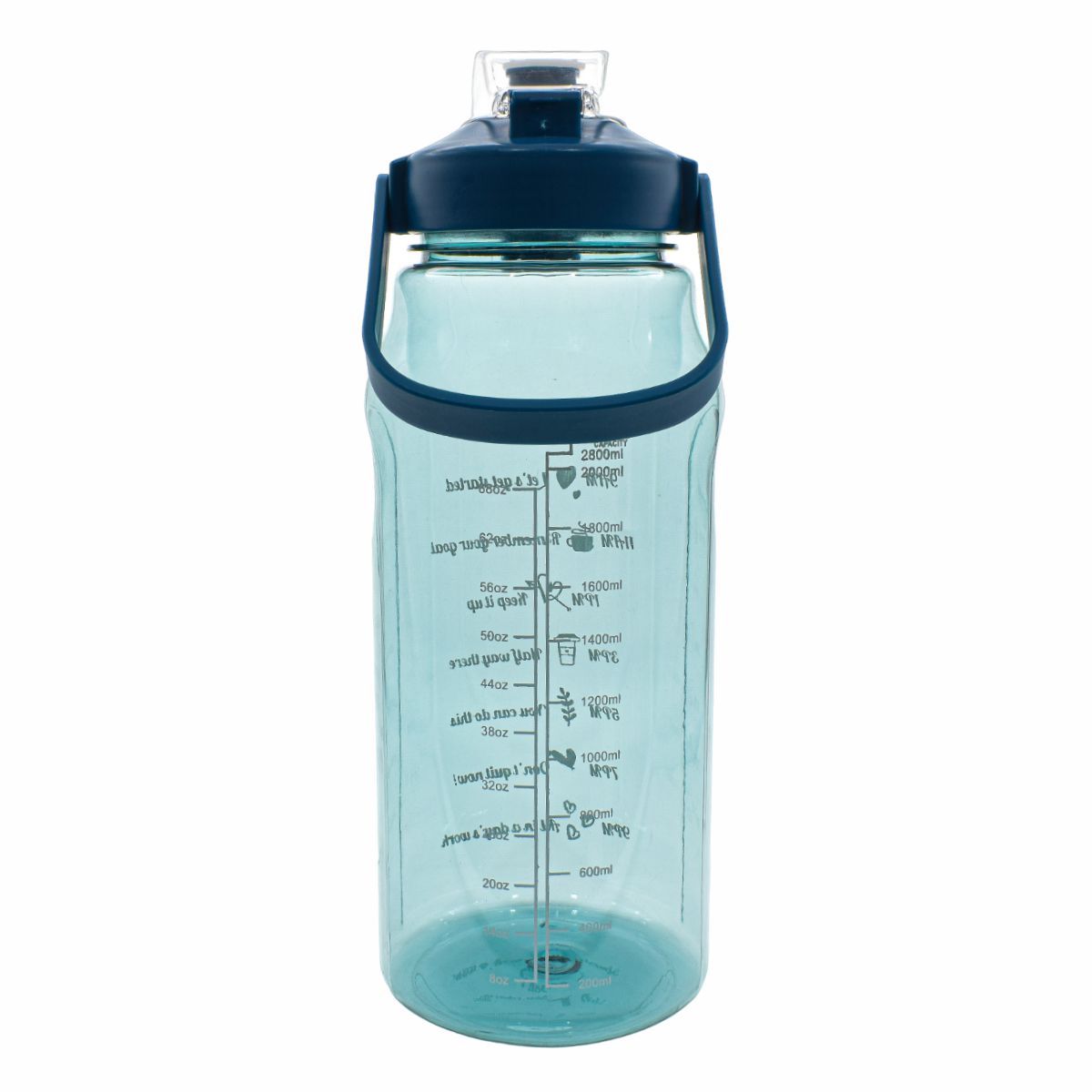Sticla Apa Sport, Gradata, 2800 ml, Naimeed D5040, Albastru