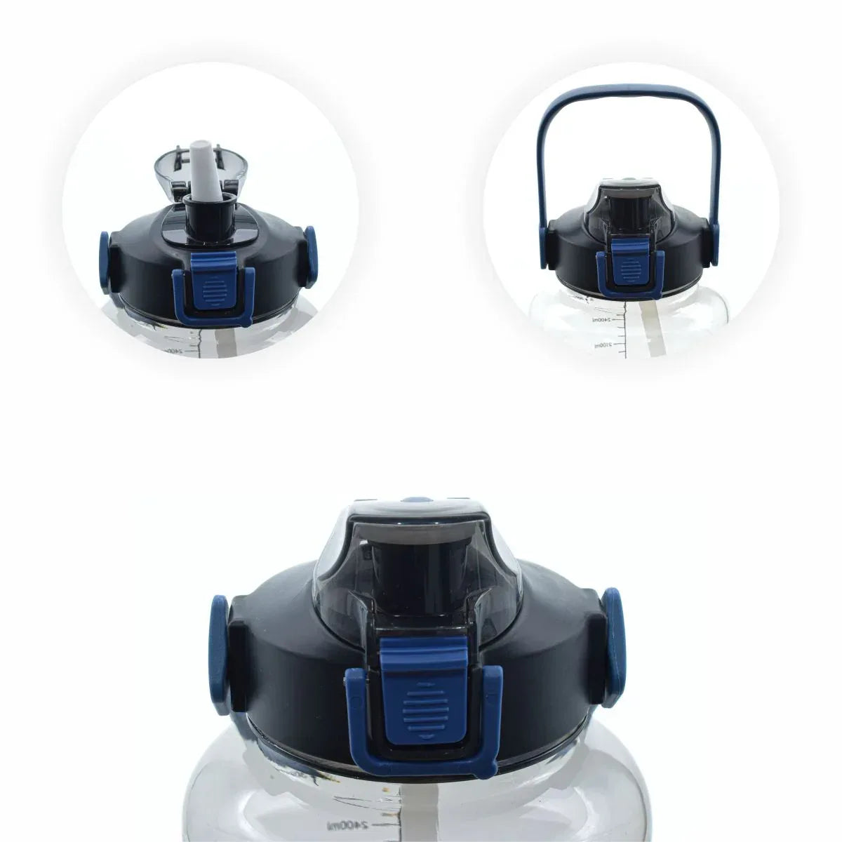 Sticla Apa Sport, Gradata, 2800 ml, Naimeed D5041, Albastru Inchis - 221.ro