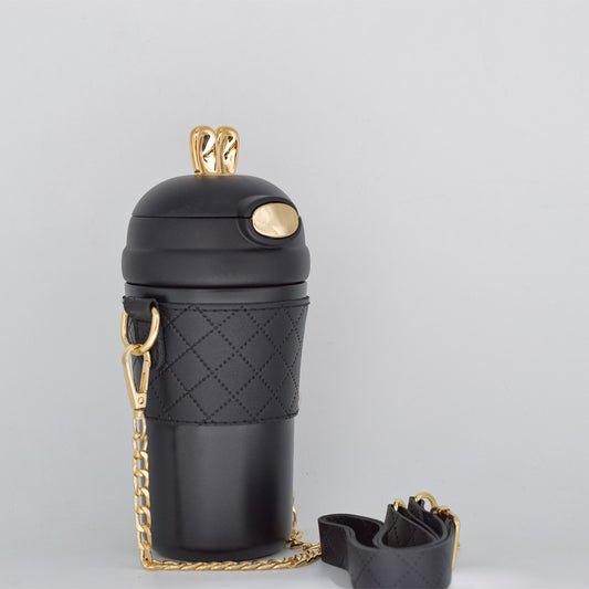 Cana termos, 400ml, din inox, Naimeed D5049, Negru