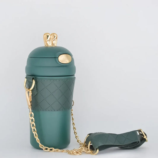 Cana termos, 400ml, din inox, Naimeed D5049, Verde - 221.ro