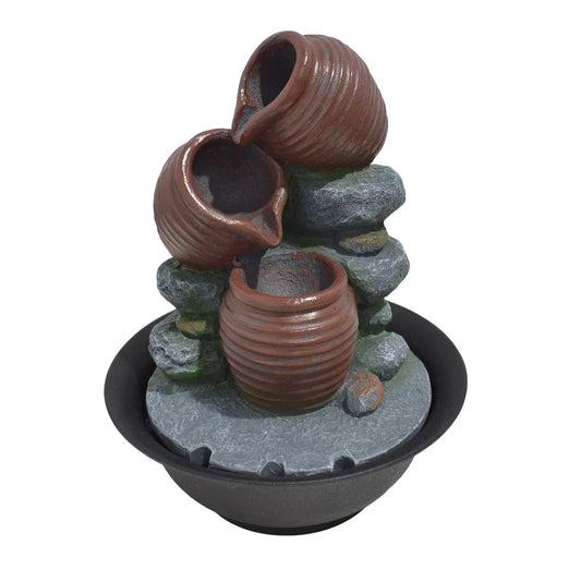 Fantana arteziana, LED, pompa submersibila, Naimeed D5052, Ø22x29cm - 221.ro