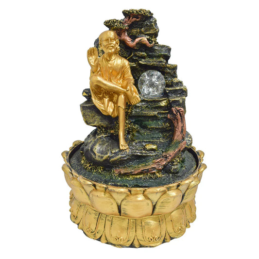 Fantana arteziana, Feng Shui, LED, pompa submersibila, Naimeed D5073, 26x26x38cm - 221.ro