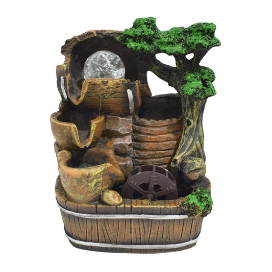 Fantana arteziana, LED, pompa submersibila, Naimeed D5090, 14x12x20cm - 221.ro