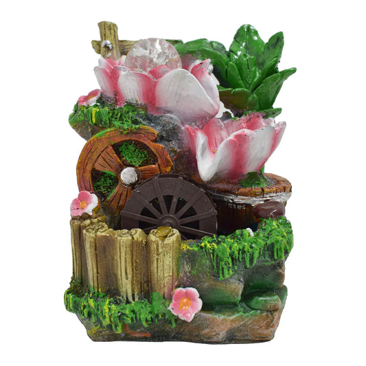 Fantana arteziana, LED, pompa submersibila, Naimeed D5092, 14x10x20cm - 221.ro