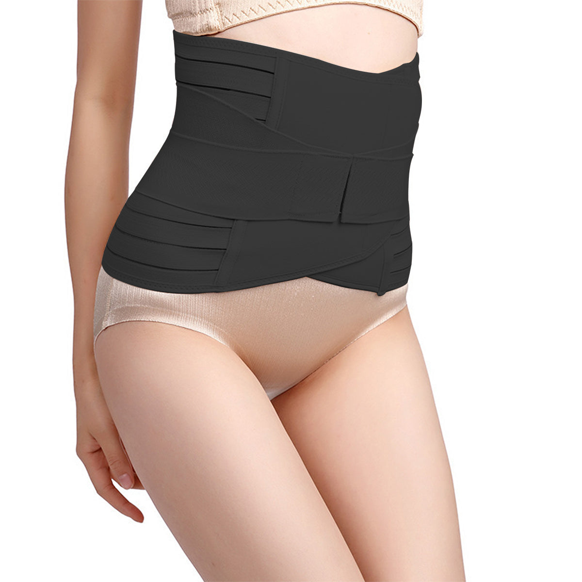 Corset, Naimeed D5124, marimea 3XL, elegant, inchidere velcro, Negru
