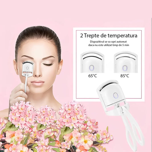 Ondulator de gene, Naimeed D5140, cu acumulator, incarcare USB, 2 trepte de temperatura, Alb - 221.ro