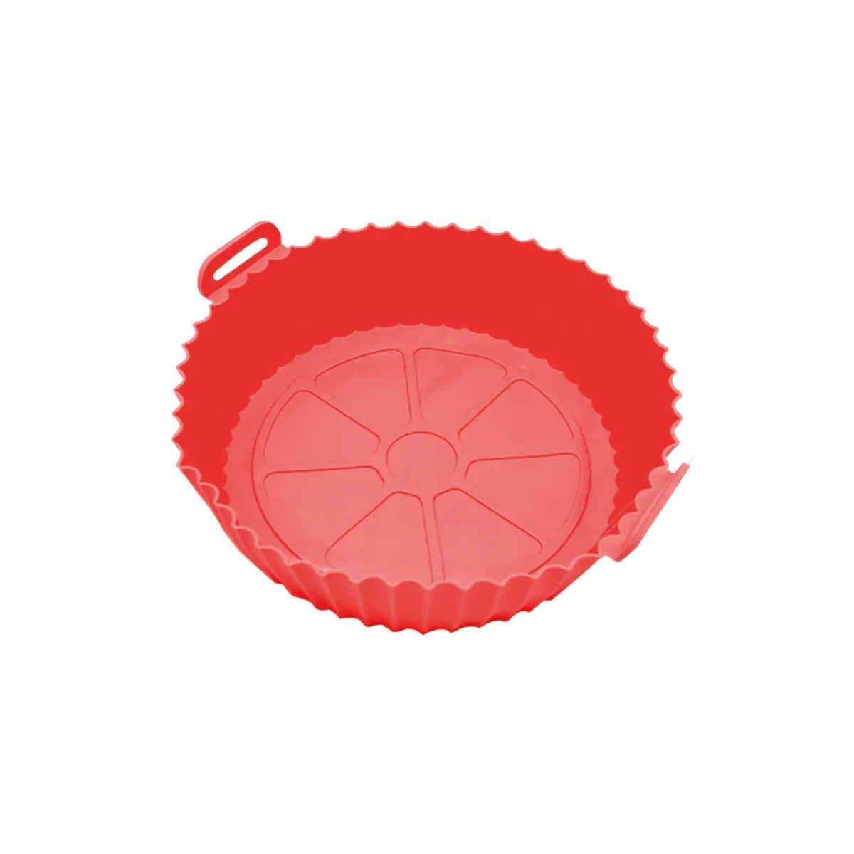 Tava de copt rotunda, set 4 bucati, Naimeed D5141, pentru cuptor, friteuza, microunde, Rosu - 221.ro