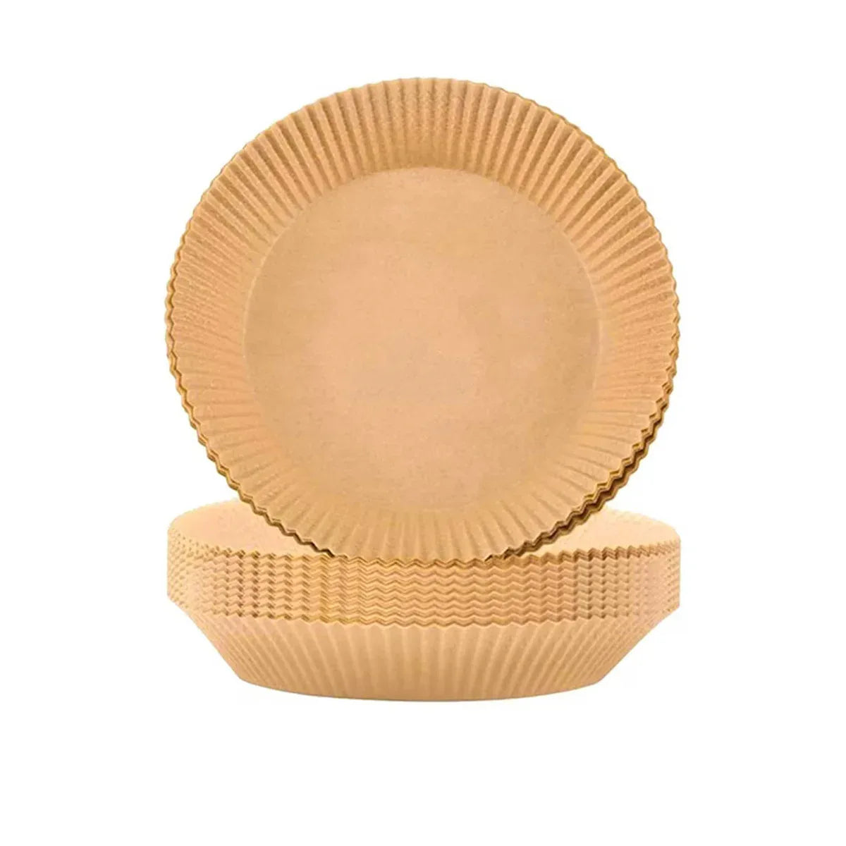 Set 100 bucati hartie de copt, Naimeed D5142, pentru friteuza, cuptor cu microunde, Maro - 221.ro