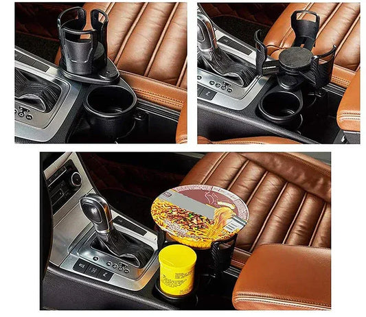 Suport auto pentru Pahare 2 in 1, Naimeed D5151, universal, Negru - 221.ro