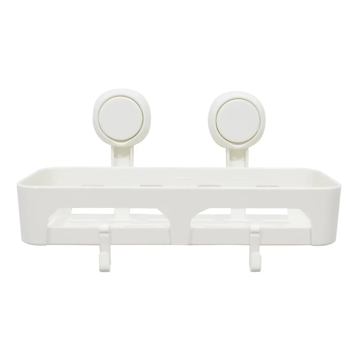Etajera baie, bucatarie, multifunctional, ventuze silicon, Naimeed D5156, Alb - 221.ro