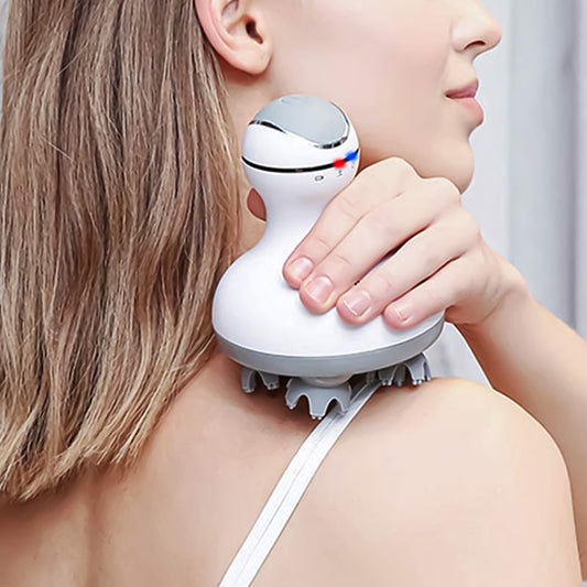 Aparat masaj capilar, acumulator, Naimeed D5158, Alb