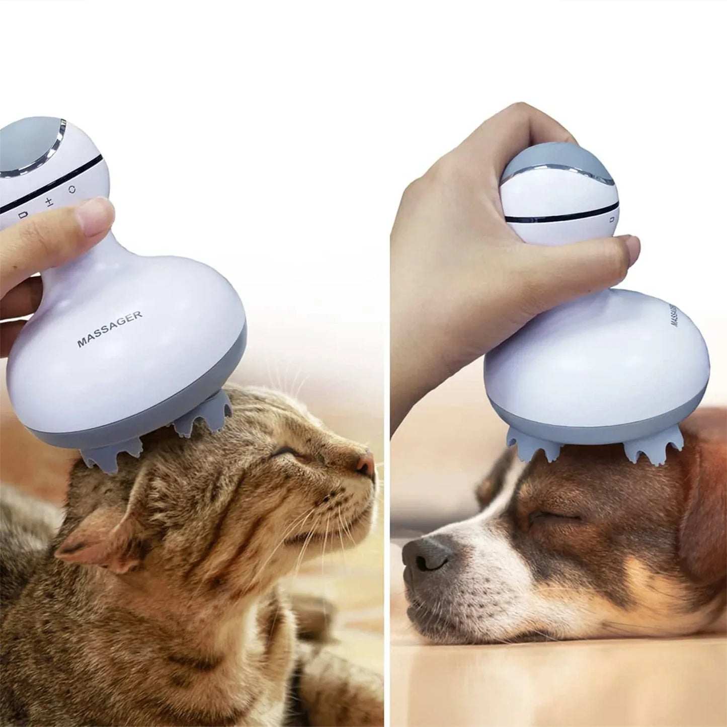 Aparat masaj capilar, acumulator, Naimeed D5158, Alb - 221.ro