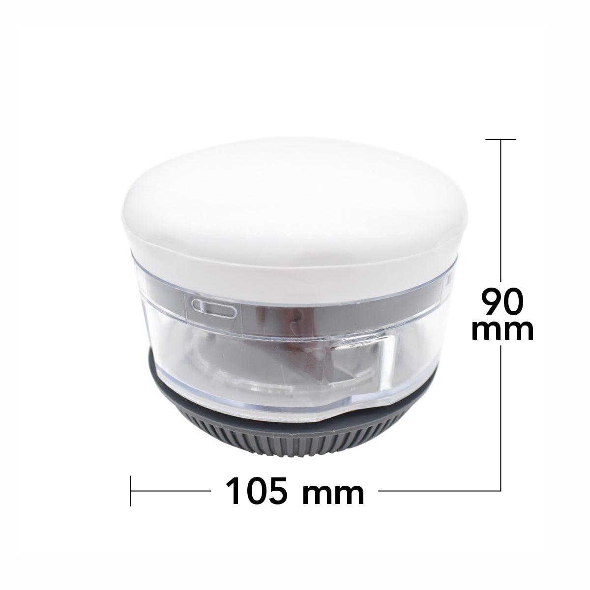 Mini Tocator Manual, pentru Usturoi, Legume, Naimeed D5161, Alb
