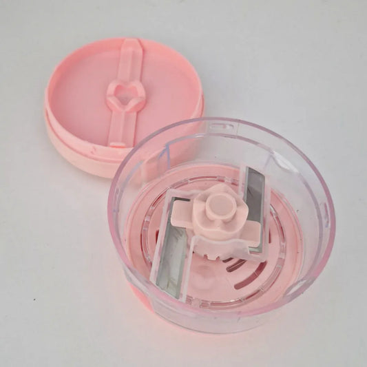 Mini Tocator Manual, pentru Usturoi, Legume, Naimeed D5161, Roz - 221.ro