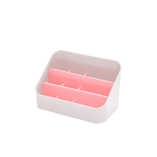 Organizator cosmetice, Naimeed D5168, cu compartiment pentru ruj, oja, Roz