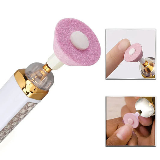 Pila unghii, Naimeed D5191, pentru adulti, 5 capuri, acumulator, USB, Alb - 221.ro