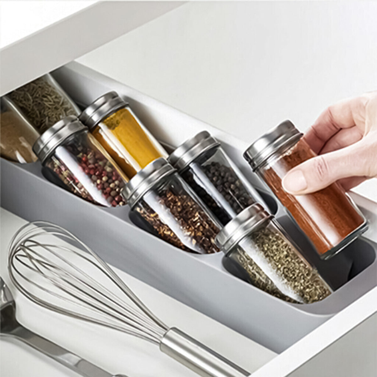 Organizator tacamuri, Naimeed D5206, Gri