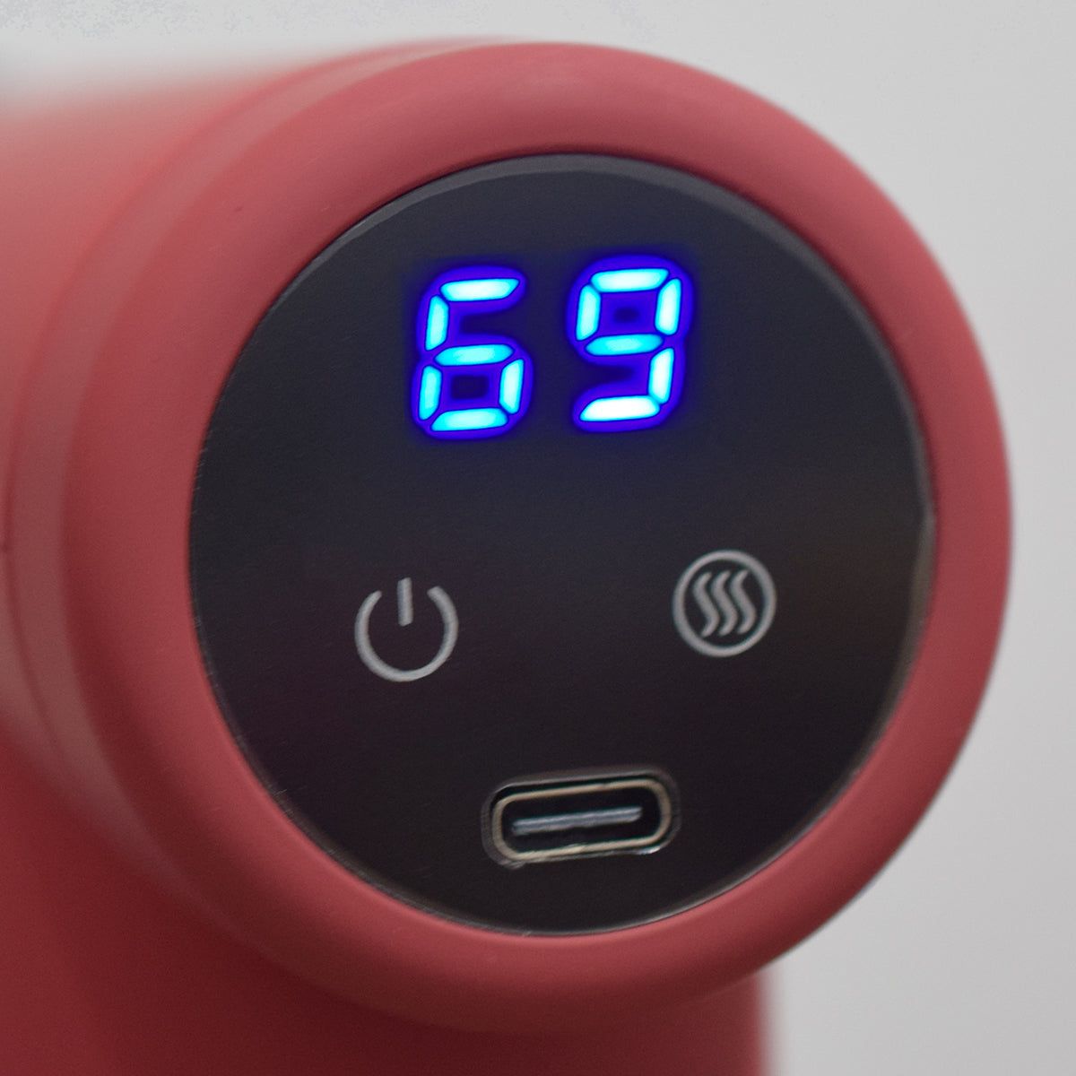 Aparat masaj, tip pistol, cu vibratii, Naimeed D5213, Rosu