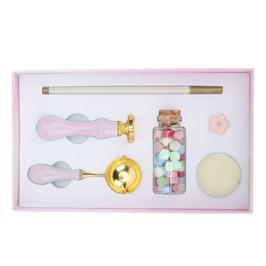 Set 6 piese, sigiliu ceara, Naimeed D5217, Roz