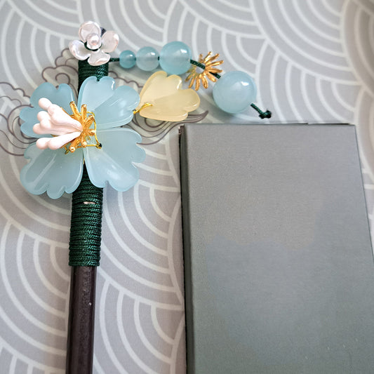 Set stilou cu penita, calimara, 5 rezerve, Naimeed D5225, model5