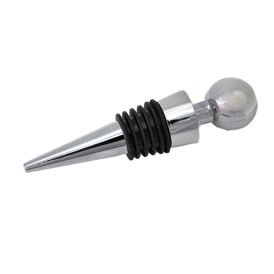 Set 4 piese, Naimeed D5248, tirbuson, dop de servire, inel antipicurare, dop conic, Argintiu