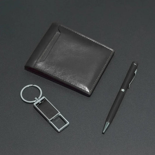 Set 3 piese, Naimeed D5249, pix, portofel, breloc Negru - 221.ro