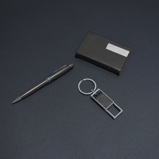 Set 3 piese, Naimeed D5250, pix, portcard, breloc, Negru