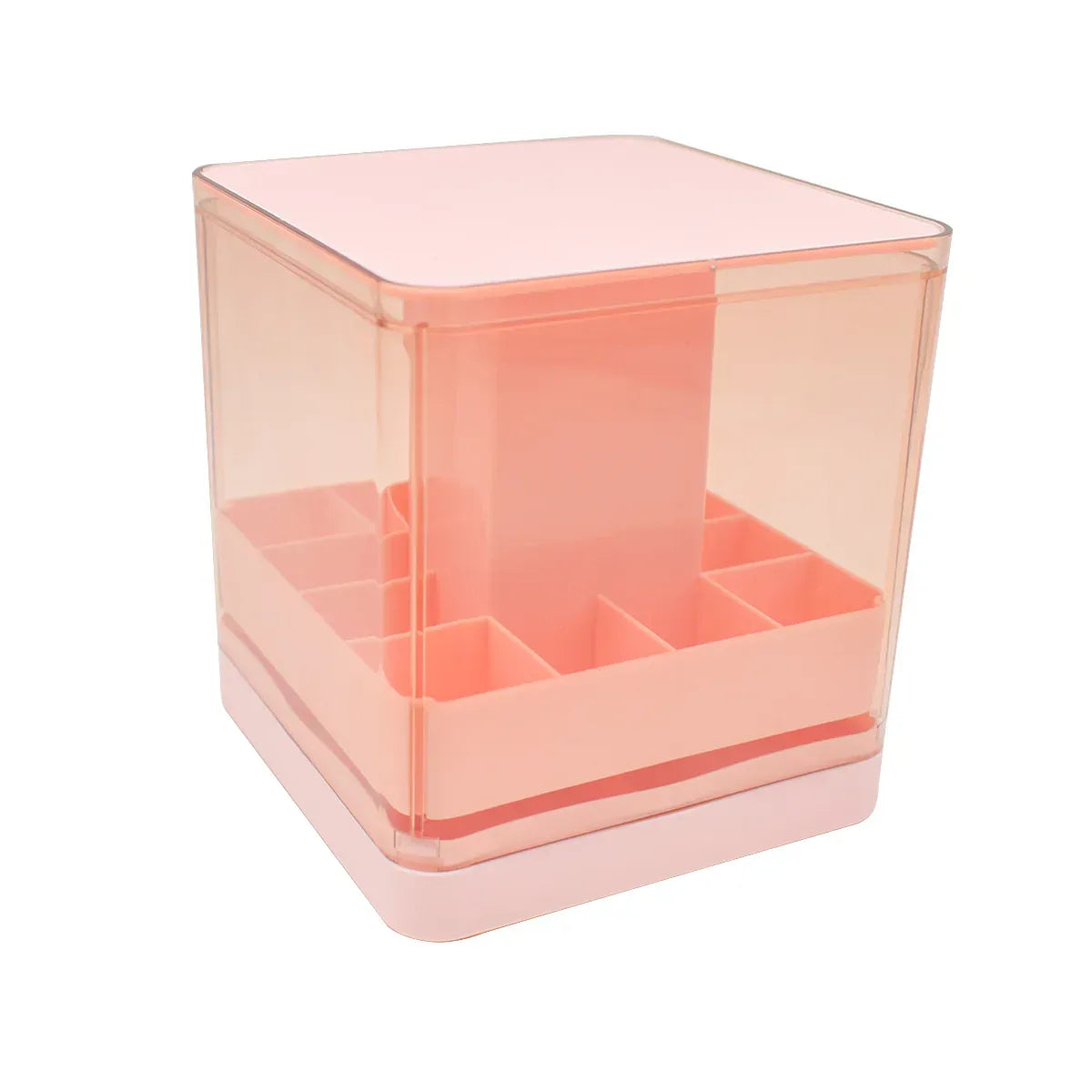Organizator cosmetice, Naimeed D5277, cu compartiment pentru ruj, oja, Roz - 221.ro