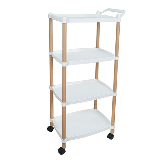 Raft multifunctional, 4 niveluri, Naimeed D5286, Alb, 48x32x108cm - 221.ro