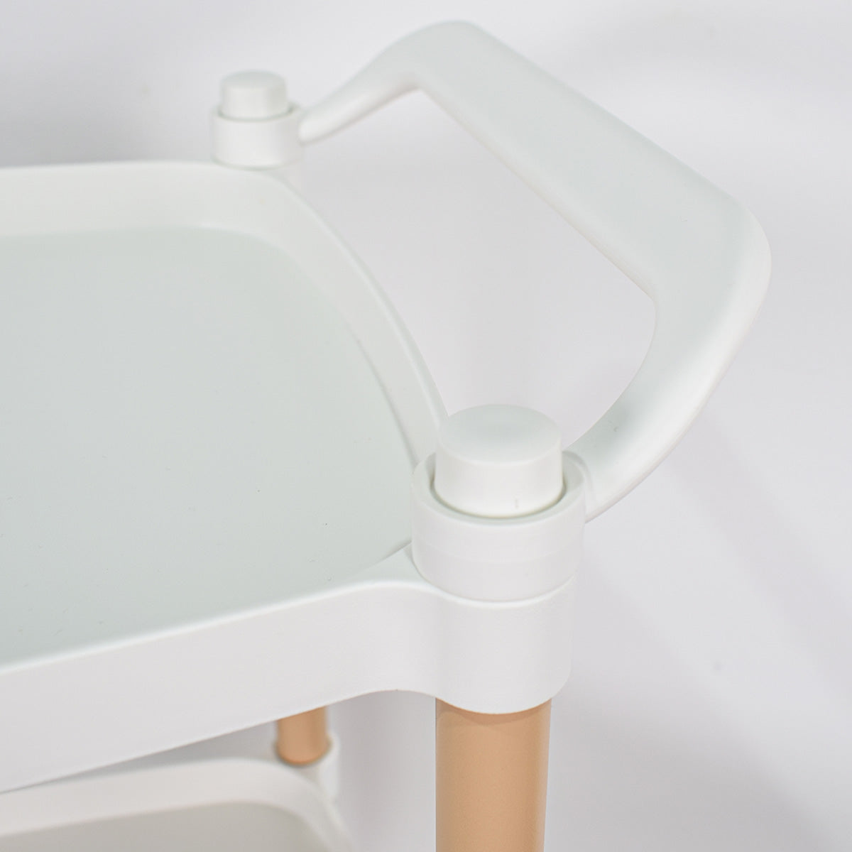 Raft multifunctional, 4 niveluri, Naimeed D5286, Alb, 48x32x108cm