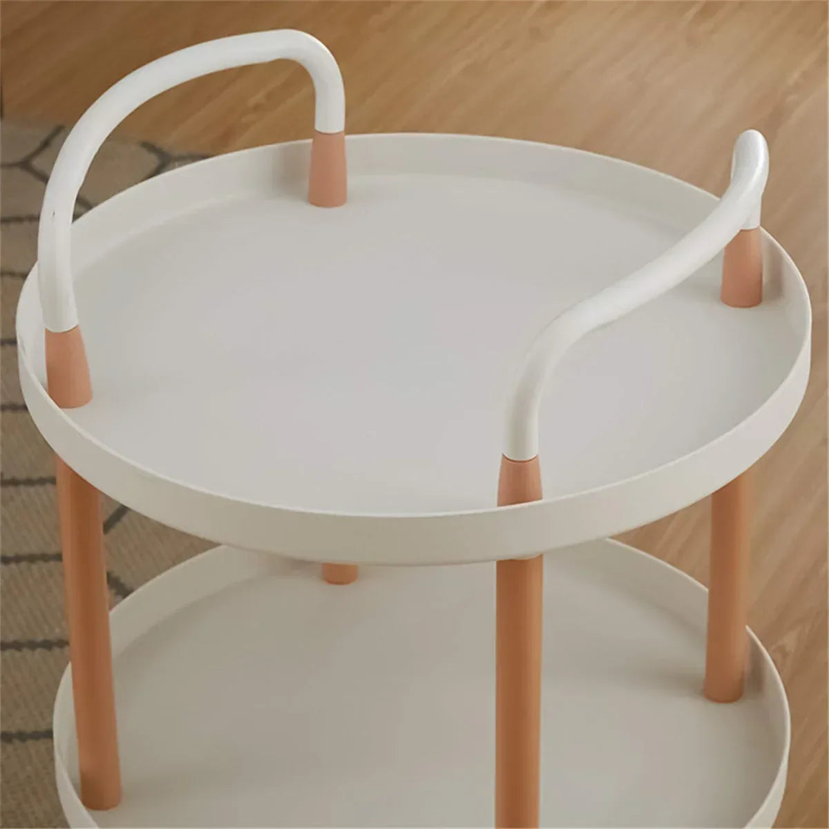 Raft multifunctional, 3 niveluri, Naimeed D5290, Alb, 47x47x90cm - 221.ro
