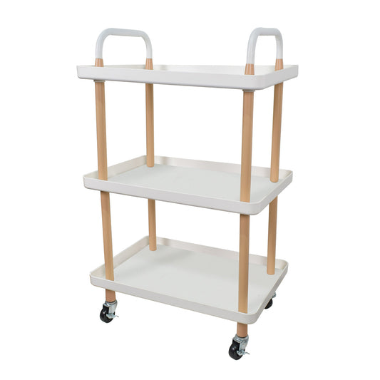 Raft multifunctional, 3 niveluri, Naimeed D5291, Alb, 53x35x87cm