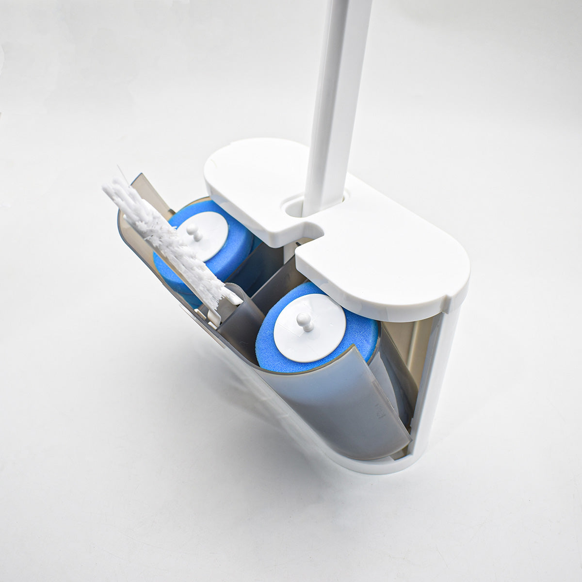 Set 2 perii toaleta, 12 rezerve unica folosinta, Naimeed D5292, Alb, 20x8x45cm