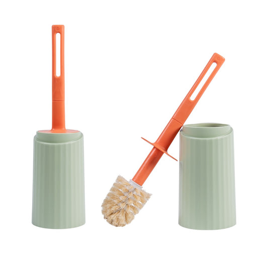 Set perie toaleta cu suport, Naimeed D5313, 40x11cm, Verde