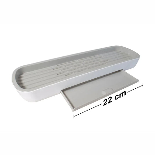 Etajera baie, multifunctionala, Naimeed D5324, 12x42x7cm Alb - 221.ro