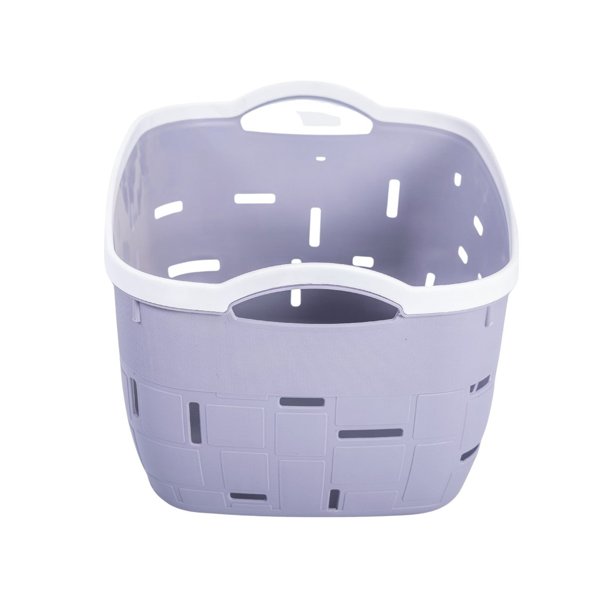 Set 3 cosuri depozitare, Naimeed D5341, D5342, D5343, plastic, 34x27x20 cm, 30x23x16 cm, 26x19x14 cm, Gri