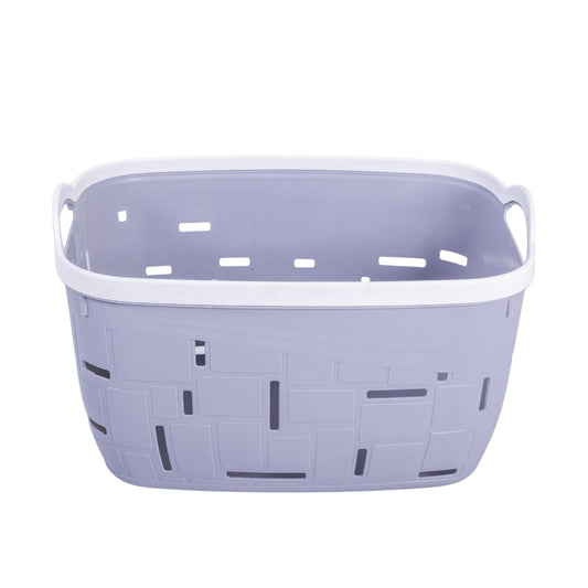 Set 3 cosuri depozitare, Naimeed D5341, D5342, D5343, plastic, 34x27x20 cm, 30x23x16 cm, 26x19x14 cm, Gri