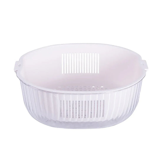 Set strecuratoare cu bol detasabil, Naimeed D5348, plastic, 31x27X12cm, Alb - 221.ro