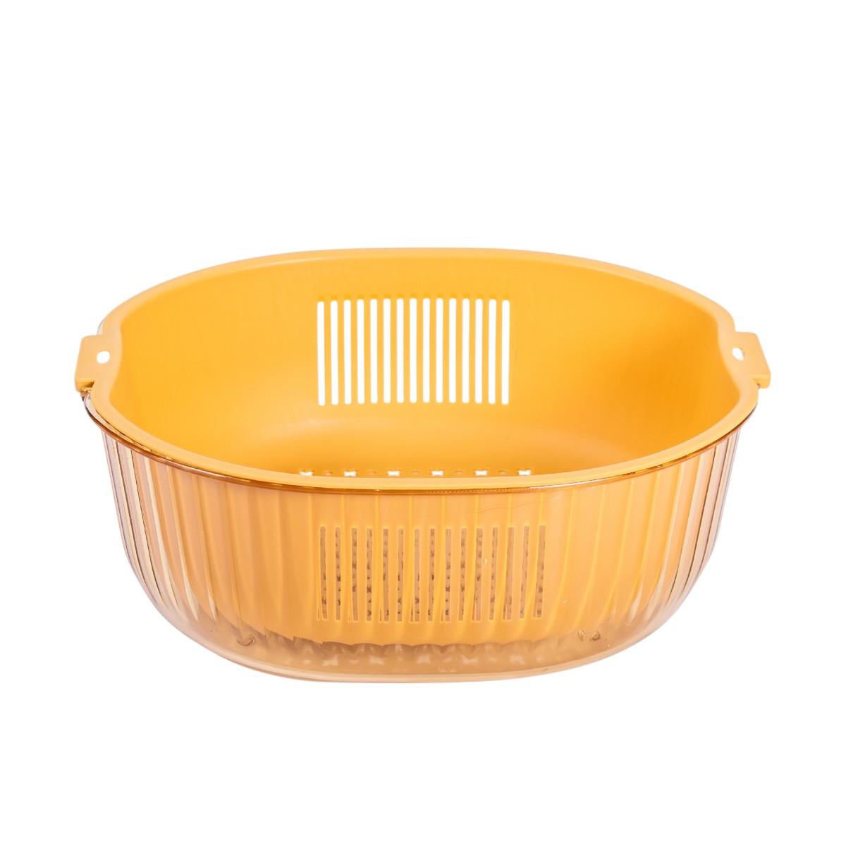 Set strecuratoare cu bol detasabil, Naimeed D5348, plastic, 31x27X12cm, Galben