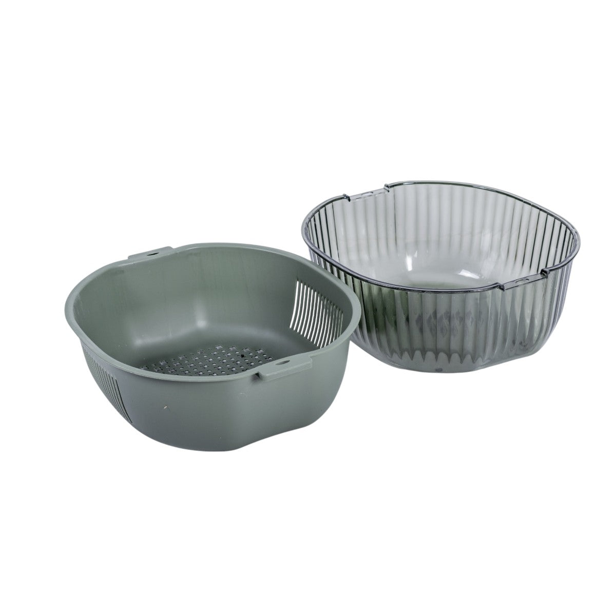 Set strecuratoare cu bol detasabil, Naimeed D5348, plastic, 31x27X12cm, Verde