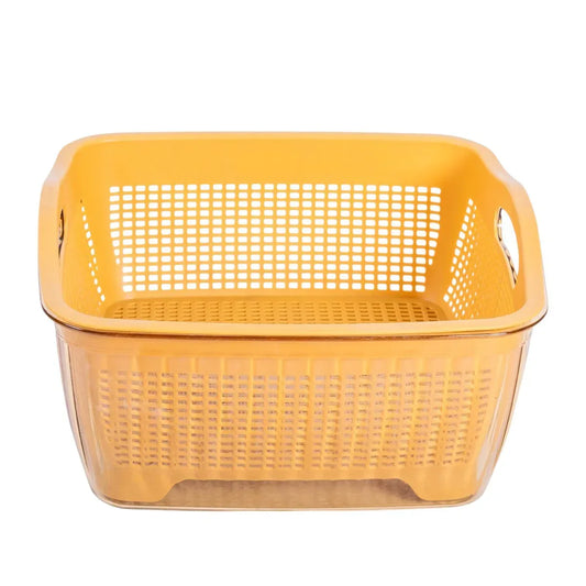 Set strecuratoare cu bol detasabil, Naimeed D5349, plastic, 27x26X13cm, Galben - 221.ro