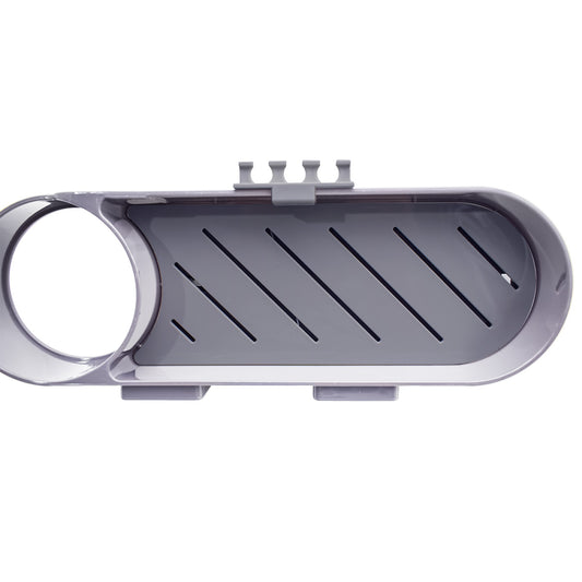 Raft baie, prindere adeziva, Naimeed D5364, multifunctional, Gri deschis, 17x11x11cm