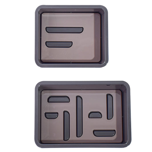 Raft baie, prindere adeziva, Naimeed D5365, Maro, 22x9x3cm