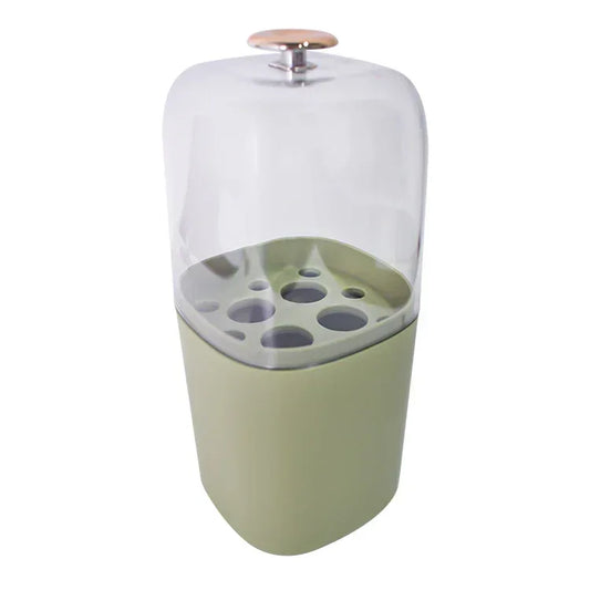 Organizator cosmetice, capac transparent, Naimeed D5376, 10x10x22cm, Verde - 221.ro