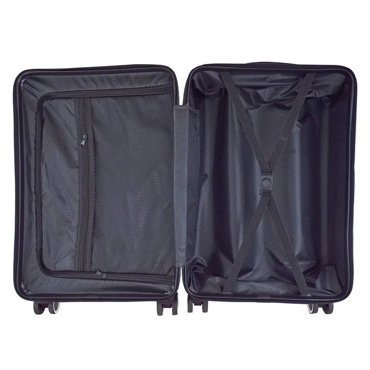 Troler voiaj, Naimeed D5390L, 4 roti duble 360 grade, ABS, inchidere cifru, Rosu, 50x31x79cm - 221.ro