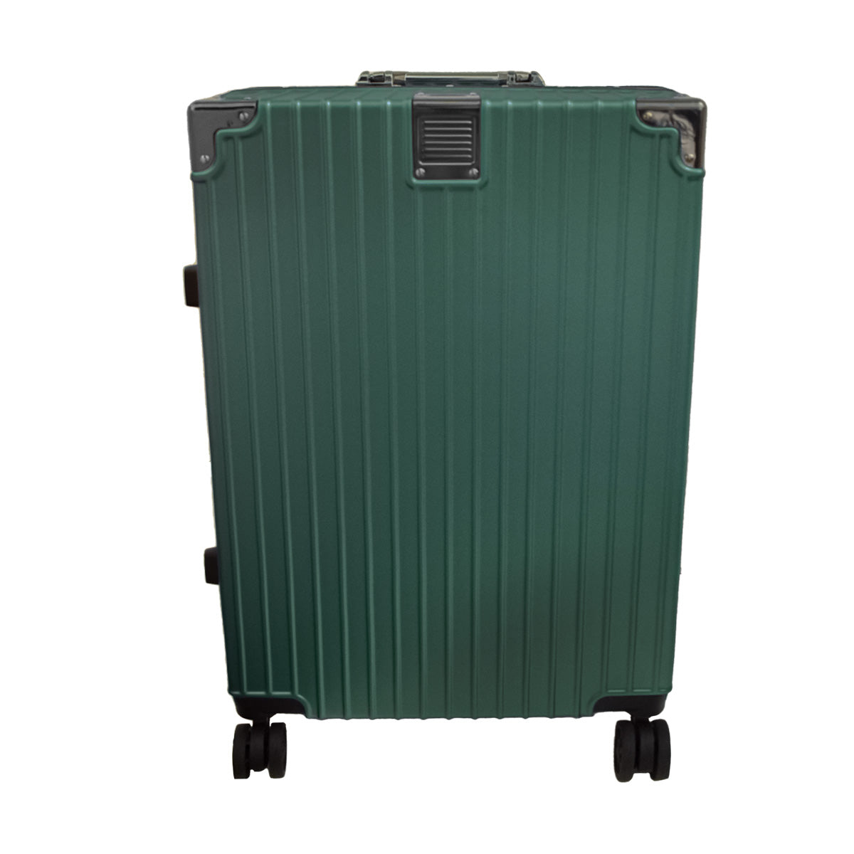 Troler, bagaj de cala, Naimeed D5401M, Premium Voyage, 4 roti duble 360 grade, ABS, inchidere cifru, Verde, 42x28x68cm