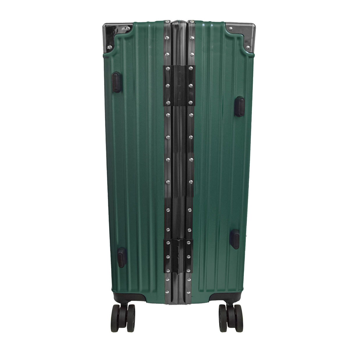 Troler, bagaj de cala, Naimeed D5401M, Premium Voyage, 4 roti duble 360 grade, ABS, inchidere cifru, Verde, 42x28x68cm