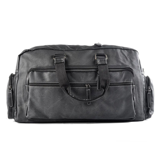 Geanta voiaj, pentru avion, piele ecologica, Naimeed D5407, Companion, Gri, 48x17x27cm - 221.ro
