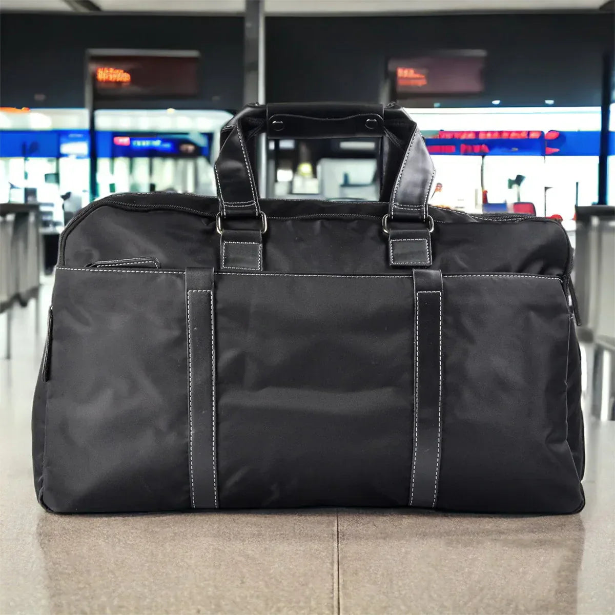 Geanta voiaj, pentru avion, Naimeed D5409, Oxford, Negru, 50x17x30cm - 221.ro
