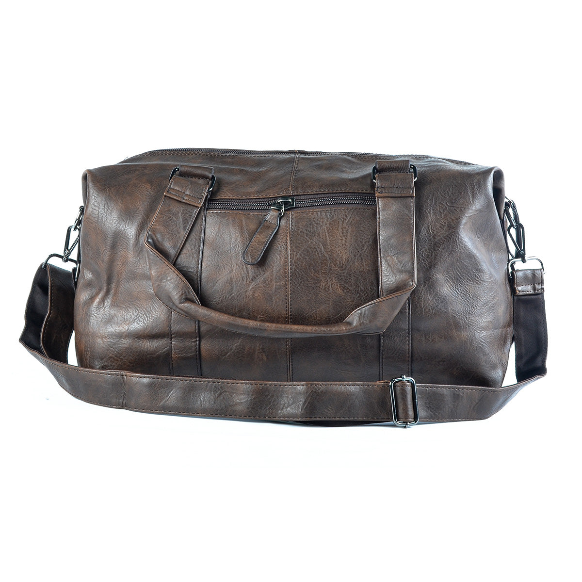 Geanta voiaj, pentru avion, piele ecologica, Naimeed D5413, Companion, Maro inchis, 50x16x30cm